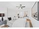 Main bedroom with king-size bed and stylish headboard at 4220 N 32Nd St # 3, Phoenix, AZ 85018