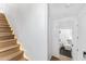 Modern light-wood staircase with LED lighting at 4220 N 32Nd St # 3, Phoenix, AZ 85018