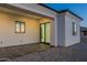 Covered patio with tiled flooring and sliding glass doors at 11404 S 208Th Ave, Buckeye, AZ 85326