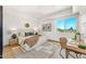 Bright bedroom with city views and workspace at 3131 N Central Ave # 5017, Phoenix, AZ 85012