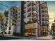 Modern apartment building with sleek design and city views at 3131 N Central Ave # 5017, Phoenix, AZ 85012
