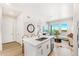 Open concept kitchen with island and living room view at 3131 N Central Ave # 5017, Phoenix, AZ 85012