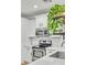 Modern kitchen with white cabinets and subway tile backsplash at 3769 E Kerry Ln, Phoenix, AZ 85050