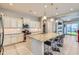 Spacious kitchen featuring granite countertops and modern cabinetry at 4341 E Evelyn St, Gilbert, AZ 85295