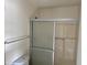 Clean bathroom with shower and toilet at 4766 W Rose Ln, Glendale, AZ 85301