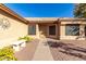 Front entrance with brick walkway and desert plants at 4554 W Whitten Ct, Chandler, AZ 85226