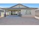 Private backyard with covered patio at 15072 W Mckinley St, Goodyear, AZ 85338