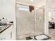 Bathroom with a large walk-in shower and glass enclosure at 3702 E Dogwood Dr, Chandler, AZ 85286