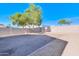 Large backyard with gravel and block wall at 10856 E Arcadia Ave, Mesa, AZ 85208