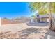 Spacious backyard with gravel landscaping at 10856 E Arcadia Ave, Mesa, AZ 85208