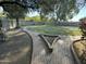 Landscaped backyard with brick pathway at 1325 E Avalon Dr, Phoenix, AZ 85014