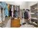 Well-organized walk-in closet with shelving and drawers at 806 W Ardmore Rd, Phoenix, AZ 85041