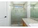 Bathroom with granite countertop and walk-in shower at 12510 W Tonto St, Avondale, AZ 85323