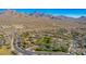 Aerial perspective showcasing community and landscape at 18394 N 97Th Pl, Scottsdale, AZ 85255