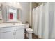Clean bathroom with white vanity, toilet and shower at 18394 W Ipswitch Way, Surprise, AZ 85374