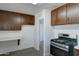 Modern kitchen with ample counter space and cabinets at 709 W 2Nd Pl, Mesa, AZ 85201