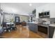 Updated kitchen with modern gray and white cabinets at 1310 W Pasadena Ave, Phoenix, AZ 85013