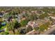 Aerial view showing home, pool, and expansive lot at 2181 E La Vieve Ln, Tempe, AZ 85284