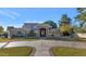 Luxury home with stone accents and a circular driveway at 2181 E La Vieve Ln, Tempe, AZ 85284