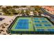 Well-maintained tennis and pickleball courts at 3301 S Goldfield Rd # 2034, Apache Junction, AZ 85119