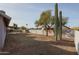 Backyard view showcasing a large cactus and desert landscaping at 4901 W Augusta Cir, Glendale, AZ 85308