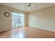 Bedroom with sliding glass doors leading to a patio at 524 S Allred Dr, Tempe, AZ 85288