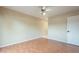 Simple bedroom with hardwood floors and ceiling fan at 524 S Allred Dr, Tempe, AZ 85288