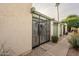 Front view showing the gated entry to the property and a walkway at 524 S Allred Dr, Tempe, AZ 85288