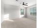 Bright bedroom featuring a ceiling fan and ample natural light at 4279 E Pony Ln, Gilbert, AZ 85295