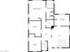 Two-story home floor plan, showing bedrooms, bathrooms, kitchen, living areas, and garage at 4319 E Vaughn Ave, Gilbert, AZ 85234