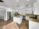 Modern kitchen with island and stainless steel appliances at 4319 E Vaughn Ave, Gilbert, AZ 85234