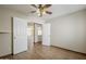 Bright bedroom with tile flooring and ceiling fan at 555 W Racine Loop, Casa Grande, AZ 85122