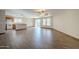 Spacious living room with tile flooring and ceiling fan at 555 W Racine Loop, Casa Grande, AZ 85122