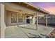 Covered patio with ceiling fans, ideal for outdoor relaxation at 555 W Racine Loop, Casa Grande, AZ 85122