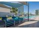 Relaxing pool area with lounge chairs, and a hot tub at 3131 N Central Ave # 6014, Phoenix, AZ 85012