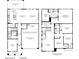 Two-story home floor plan, showing 4 bedrooms and 3 baths at 3247 W Garnet St, San Tan Valley, AZ 85144
