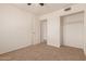 Bright bedroom with carpeted floor and spacious closet at 600 S Dobson Rd # 75, Mesa, AZ 85202