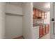 Well-lit kitchen featuring granite countertops and wooden cabinets at 600 S Dobson Rd # 75, Mesa, AZ 85202