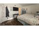 Bright bedroom with a queen bed, dresser and plenty of closet space at 8700 E University Dr # 545, Mesa, AZ 85207