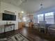 Living room with dining area and kitchen view at 8700 E University Dr # 545, Mesa, AZ 85207