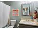 Clean bathroom with updated vanity and fixtures at 9707 E Mountain View Rd # 2448, Scottsdale, AZ 85258