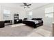 Relaxing bedroom with a king-size bed and workspace at 2091 W Garland Dr, San Tan Valley, AZ 85144