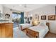 Bedroom with twin beds and a ceiling fan at 26639 N 132Nd St, Scottsdale, AZ 85262