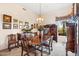 Bright dining room featuring antique furniture and decor at 26639 N 132Nd St, Scottsdale, AZ 85262