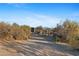 Long private driveway leading to the property at 26639 N 132Nd St, Scottsdale, AZ 85262