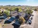 Aerial view of a house and neighborhood in a desert environment at 3041 W Keller Dr, Anthem, AZ 85086