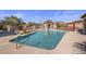 Inviting community pool with plenty of seating at 32051 N 73Rd Pl, Scottsdale, AZ 85266