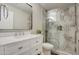 Bathroom features a large walk-in shower and modern vanity at 8428 E Meseto Cir, Mesa, AZ 85209