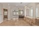 Large bathroom with soaking tub, walk-in shower, and double vanity at 8611 E Cholla St, Scottsdale, AZ 85260