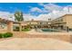 Resort style backyard with pool and pergola at 8611 E Cholla St, Scottsdale, AZ 85260